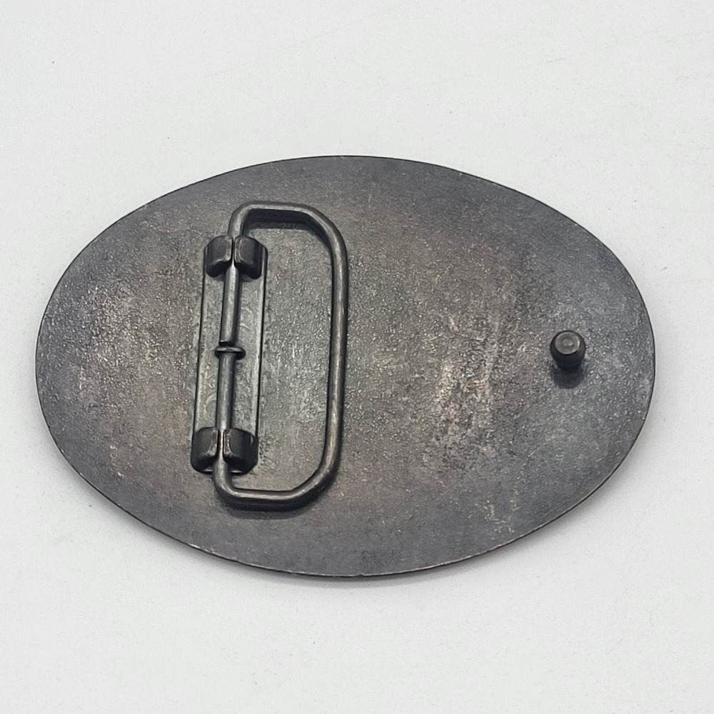 Vintage Quail Unlimited Belt Buckle Copper Oval - Picture 6 of 8